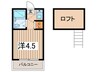 ロイヤルコーポ白根 1Rの間取り