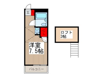 間取図 フラット．シオン