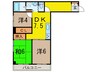 メゾン第三大泉(105) 3DKの間取り