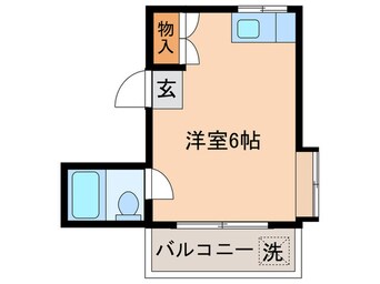 間取図 コーポさがの