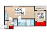 AJ北松戸Ⅱ 1LDKの間取り