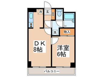 間取図 エアフォルク大倉山