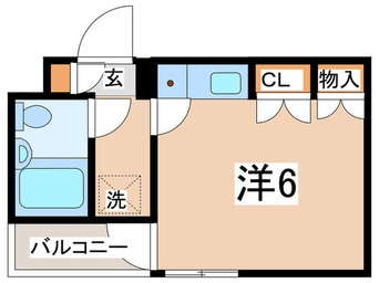 間取図 エアフォルク大倉山