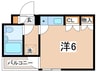 エアフォルク大倉山 1Rの間取り