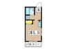 マンションタピ－ル 1Rの間取り