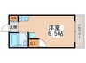 シュロス山王 1Rの間取り