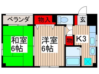 間取図 中原ﾏﾝｼｮﾝ