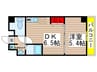 ＰｒｏｖｅｎｃｅＨｉｌｌｓ新宿 1DKの間取り