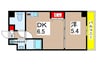 ＰｒｏｖｅｎｃｅＨｉｌｌｓ新宿 1DKの間取り