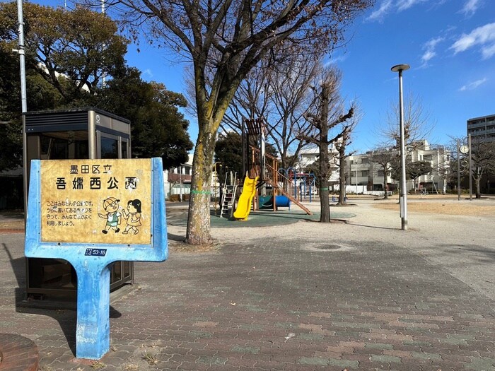 吾嬬西公園(公園)まで458m ブレジオ八広