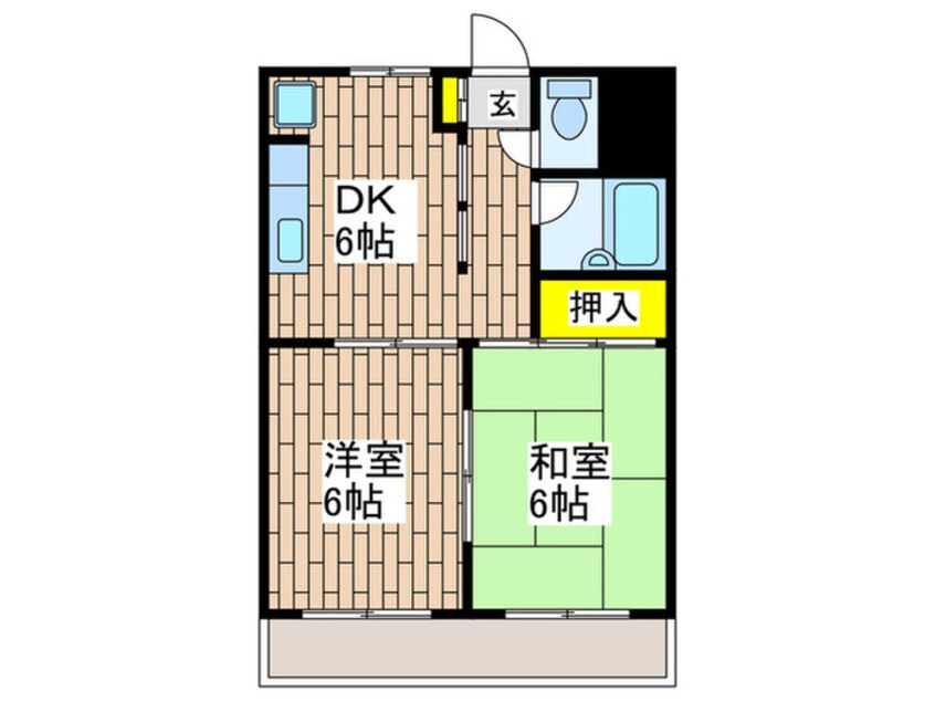 間取図 ヴィラ・トレンディ