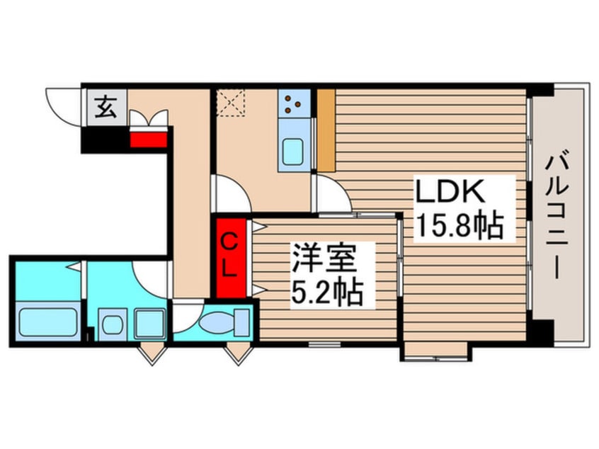 間取図 セントラルビル綾瀬