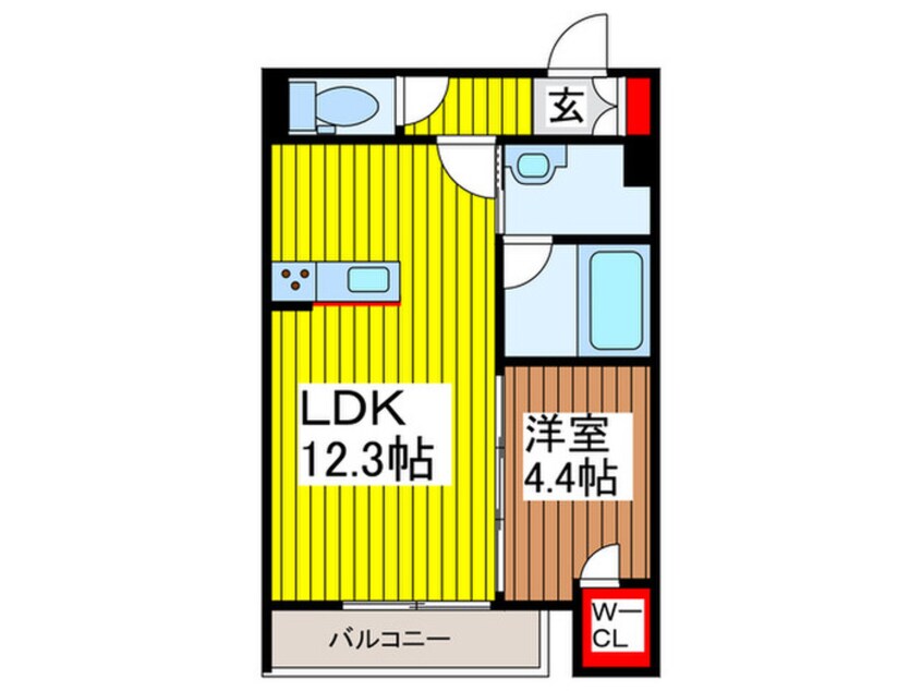 間取図 クレストタウン新都心