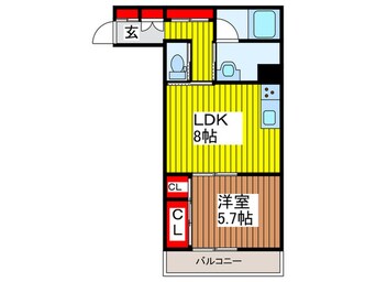 間取図 クレストタウン新都心