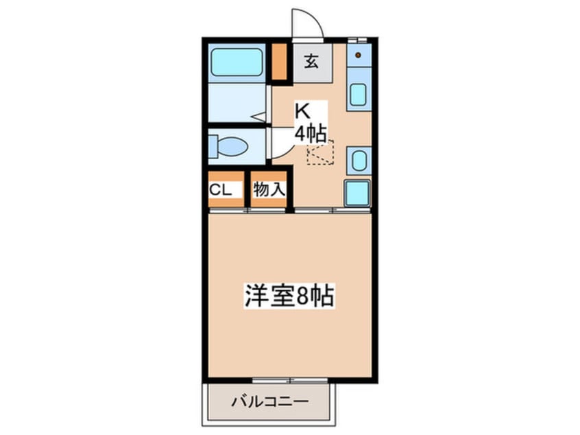 間取図 ハイツ鶏鳴