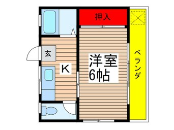 間取図 本八幡サンロ－ズ