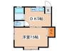 ハイム・ミドリ 1DKの間取り