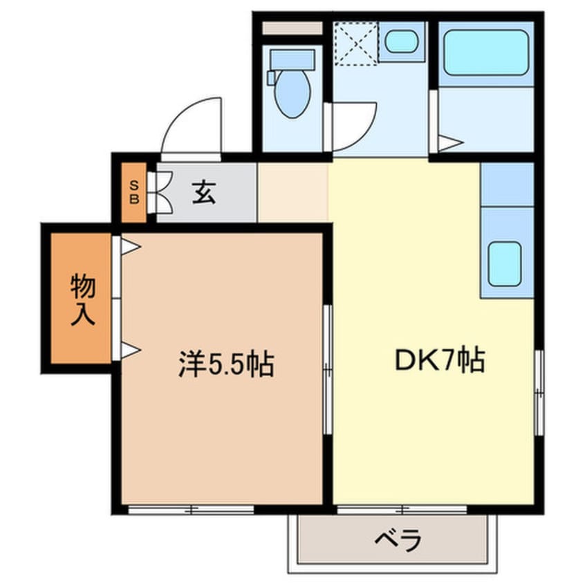 間取図 カーサ・フォルテ蕨