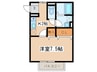 アムール 1Kの間取り