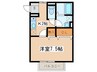 アムール 1Kの間取り