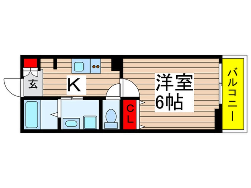 間取図 MELDIA八千代台Ⅱ