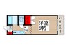緑風館 1Kの間取り