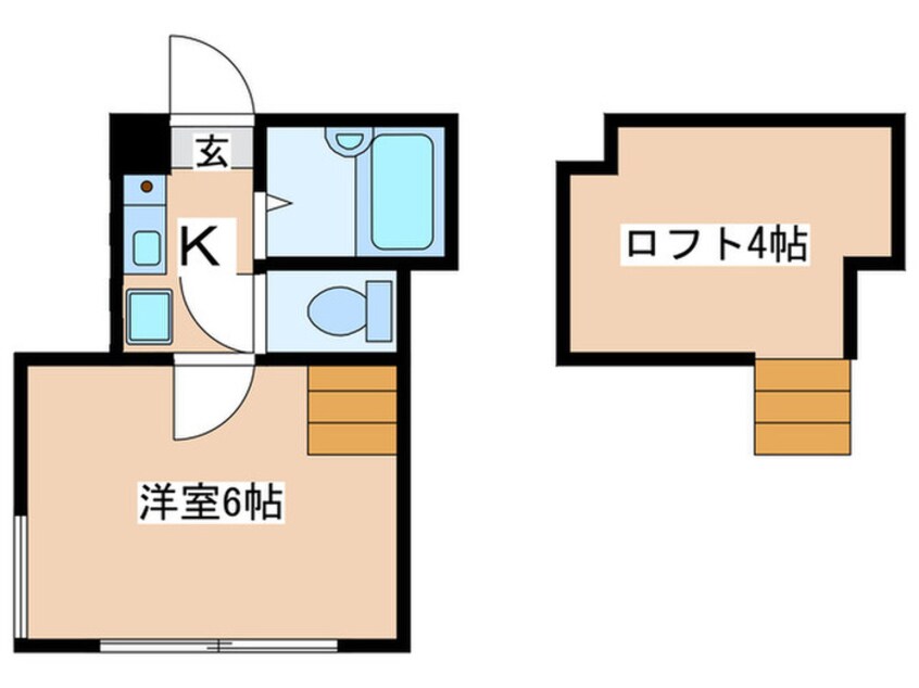 間取図 ﾋﾟｰﾅｯﾂ