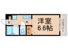 ハイツ南常盤台 1Kの間取り