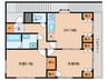 フラワーコート白山 2DKの間取り