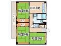 ビレッジハウス二宮2号棟の間取図