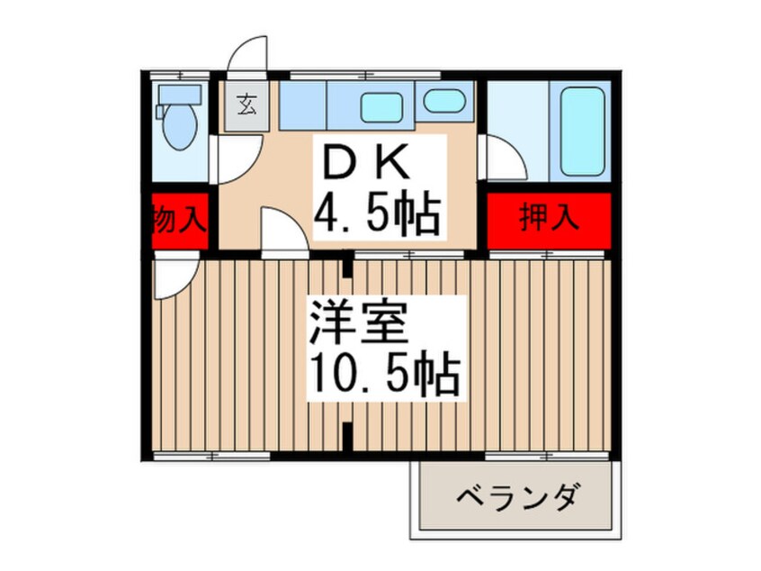 間取図 サンコ－ポ