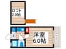 ローズアパートＲ４１ 1Kの間取り