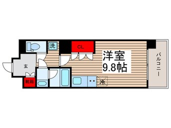 間取図 SKナインティ門前仲町
