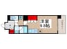 SKナインティ門前仲町 1Rの間取り
