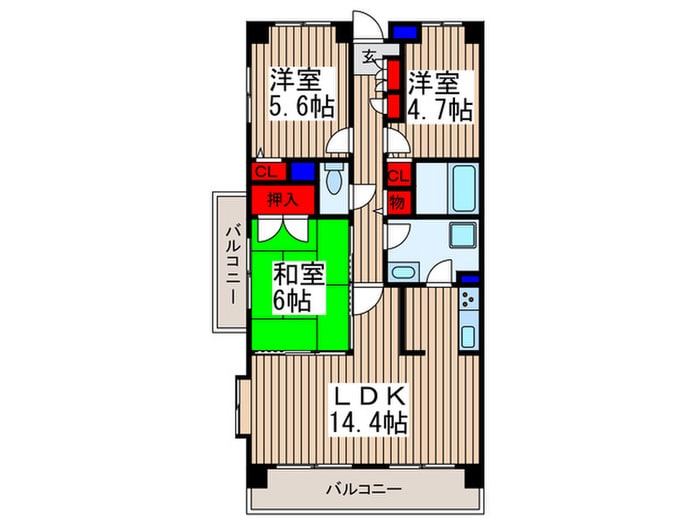 間取り図 フォレスト戸田公園