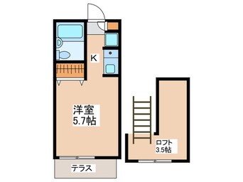 間取図 パ－クアベニュ－立川Ｂ