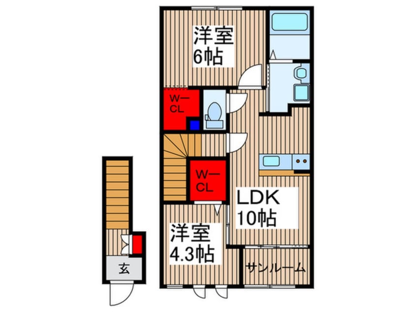 間取図 ルフラン２