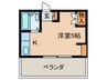 第３エコーマンション 1Kの間取り