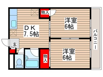 間取図 ベルフィーヌ船橋