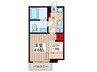KEIAI　RESIDENCE　東大宮 1Kの間取り