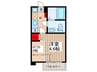KEIAI　RESIDENCE　東大宮 1Kの間取り
