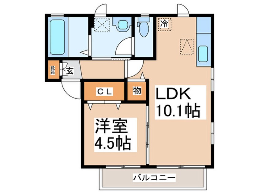 間取図 ＦａｉｒｙＶｉｌｌａＳⅡ