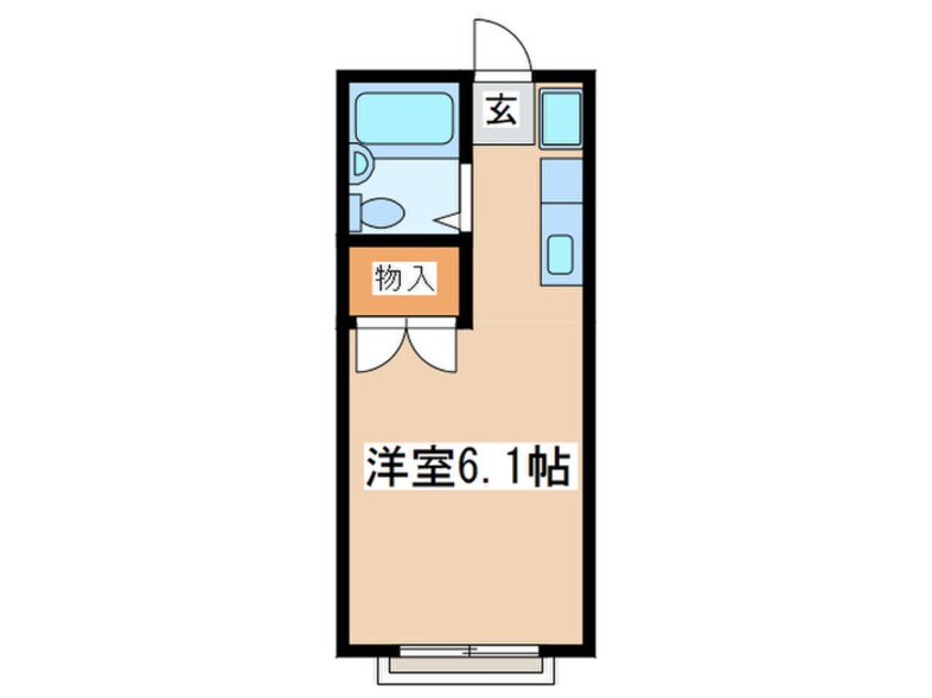 間取図 エステ－トピア原２