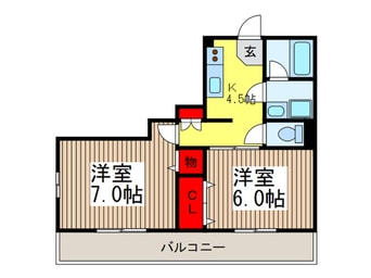 間取図 ヴィラ常盤