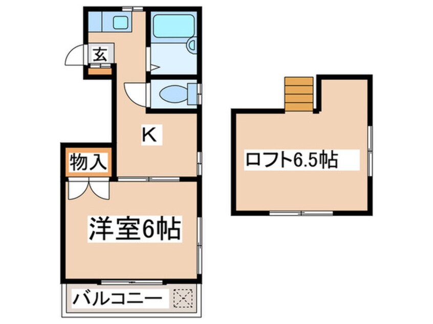 間取図 第３コ－ポ市瀬