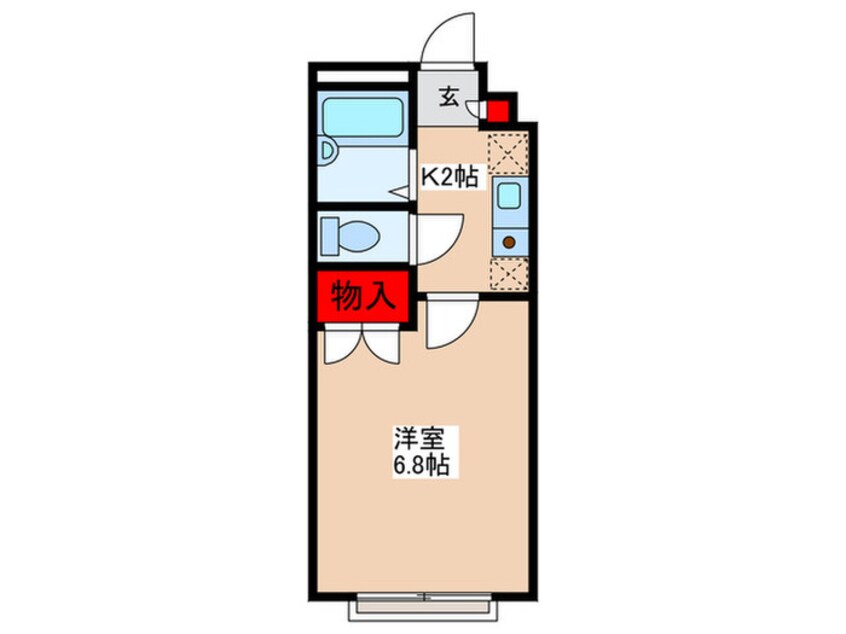 間取図 ＵＲＢＡＮ　ＦＬＡＴ　５