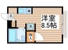コ－トM＆M 1Rの間取り