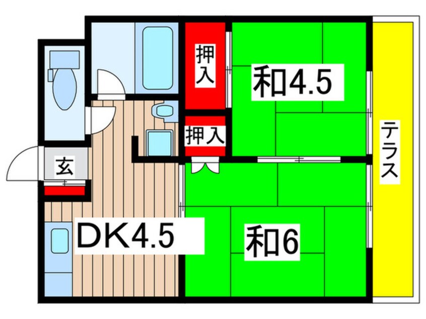 間取図 パレットハウス