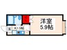 グリ－ンガ－デンＩＹＯ 1Kの間取り