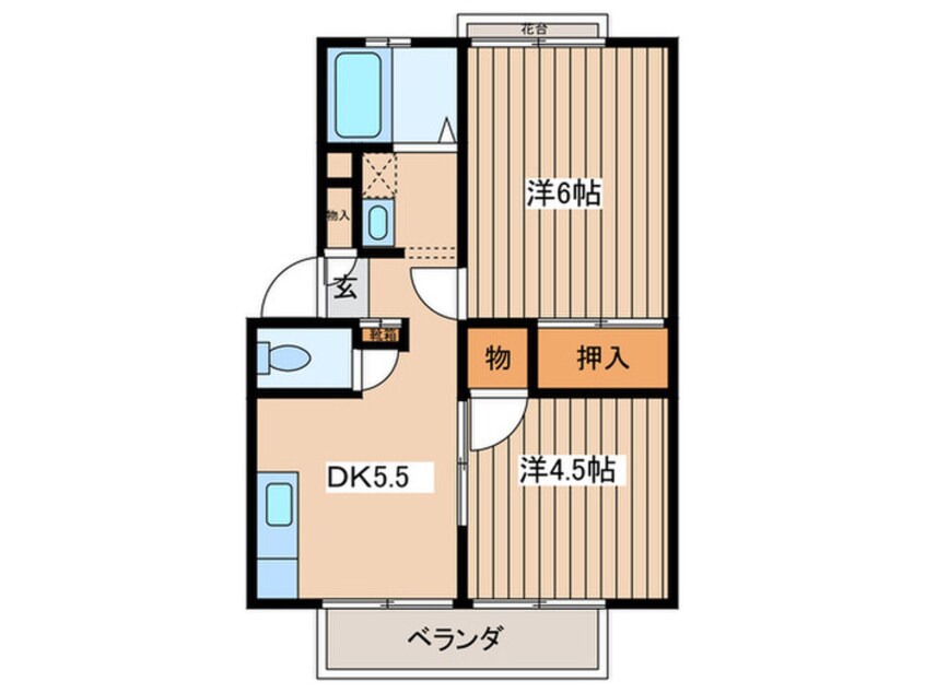 間取図 ア－バン三ツ境